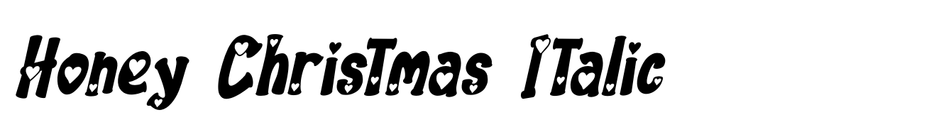 Honey Christmas Italic